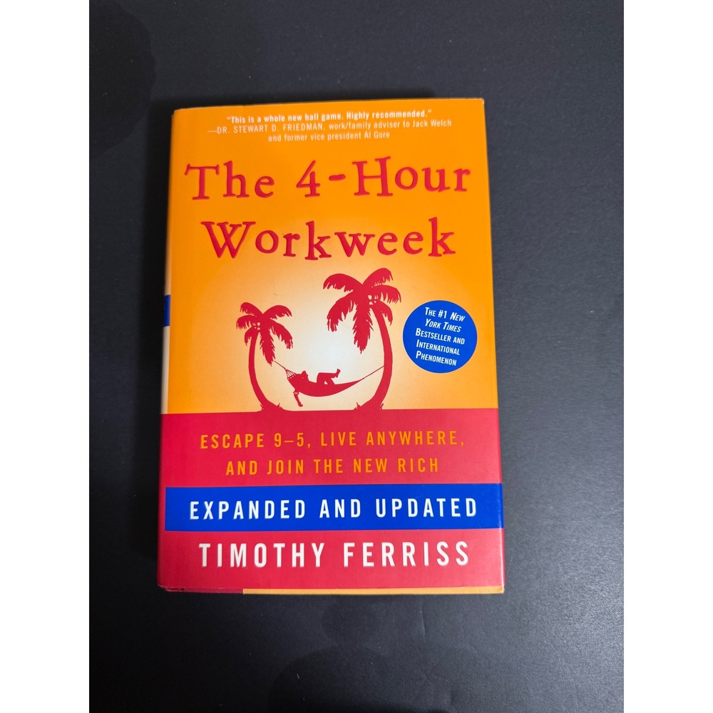 The 4-Hour Workweek Timothy Ferriss Expanded Updated Hardcover Business Book